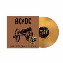  FOR THOSE ABOUT TO ROCK.. -HQ- GOLD METALLIC [VINYL] - supershop.sk