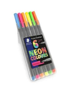  Linery STAEDTLER triplus fineliner 6ks NEON [] - suprshop.cz