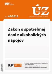  UZZ 46/2018 Zákon o spotrebnej dani z alkoholických nápojov [SK] - suprshop.cz