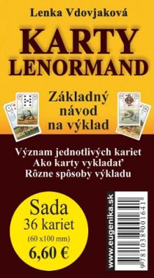  Karty Lenormand (sada: karty + brožúrka) [SK] - supershop.sk