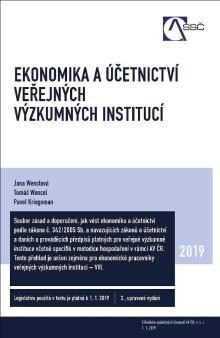  Ekonomika a účetnictví veřejných výzkumných institucí [CZ] - suprshop.cz