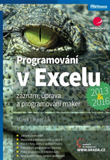  Programování v Excelu 2013 a 2016 [CZ] - suprshop.cz