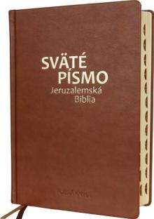  Sväté písmo – Jeruzalemská Biblia (veľký formát) – hnedá so zlatorezom [SK] - supershop.sk