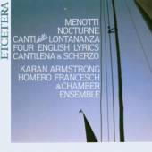 MENOTTI G.C.  - CD SONGS AND CHAMBER MUSIC