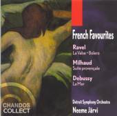 RAVEL / DEBUSSY / DETROIT SYM ..  - CD FRENCH FAVOURITES