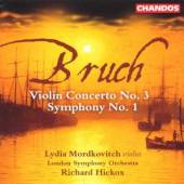 BRUCH M.  - CD SYMPHONY NO.1/VIOLIN CONC