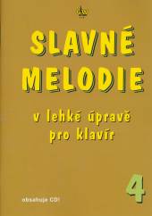  Slavné melodie v lehké úpravě pro klavír 4.díl+CD - suprshop.cz