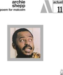 ARCHIE SHEPP  - VINYL POEM FOR MALCOLM [VINYL]